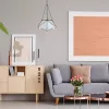 Függesztett lámpa E27 Geometrikus fekete PRISM 40x54cm VT-7401 V-TAC