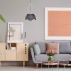 Függesztett lámpa E27 Geometrikus fehér PRISM 40x54cm VT-7401 V-TAC