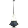 Függesztett lámpa E27 rögzítő geometriai arany PRISM 40x54cm VT-7401 V-TAC