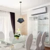 Függesztett lámpa E27 rögzítő geometriai arany PRISM 40x54cm VT-7401 V-TAC