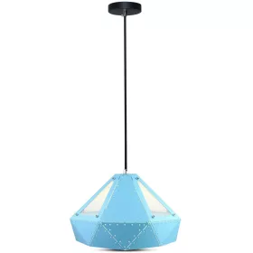  Függesztett lámpa E27 rögzítő geometriai kék PASTEL PRISM L: 31x18cm VT-7310 V-TAC