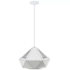   Függesztett lámpatest E27 Geometrikus fehér PASTEL PRISM D:310*180MM VT-7310 V-TAC