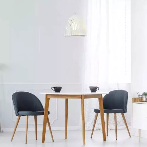 Függesztett lámpa E27 geometrikus fehér kúpos PRISM L:25x27cm VT-7255 V-TAC