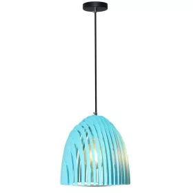   Függesztett lámpatest E27 Geometrikus kék KÚP PRISM D: 25x27mm VT-7255 V-TAC