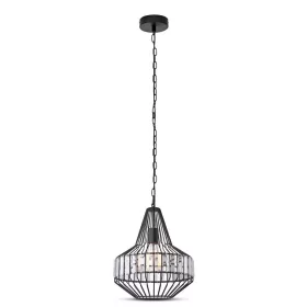   Függesztett lámpa E27 fém és kristály D: 30x36 cm függeszthető VT-7334 V-TAC