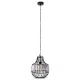 Függesztett lámpa E27 fém és kristály D: 30x36 cm VT-7334 V-TAC