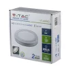 Felületre szerelt LED panel 8W 3000K Round VT-809 V-TAC