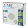 Felületre szerelt LED panel 6W 4000K Round FLICKER FREE VT-605 V-TAC