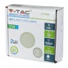 Felületre szerelt LED panel 12W 4000K Round FLICKER FREE VT-1205 V-TAC