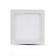 Felületre szerelt LED panel 12W 6400K Négyzet FLICKER FREE VT-1205 V-TAC