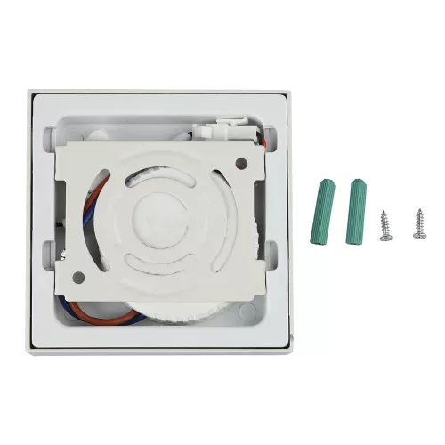 Felületre szerelt LED panel 12W 6400K Négyzet FLICKER FREE VT-1205 V-TAC