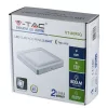 Felületre szerelhető LED panel 8W 3000K Square VT-809 V-TAC