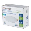 LED panel Süllyesztett süllyesztett 22W 6400K SLIM Round VT-2222 V-TAC