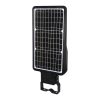 Solar utcai lámpa LED 40W 4000K mozgásérzékelővel fekete IP65 VT-ST42 V-TAC – 3 év garancia