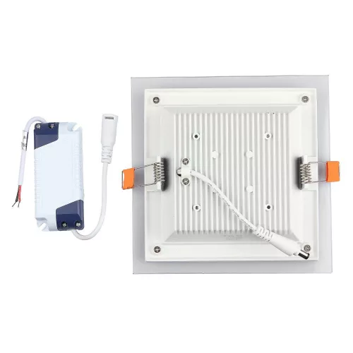 Süllyesztett LED panel 6W 4000K Négyzet FLICKER FREE VT-602G V-TAC