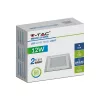 Süllyesztett LED panel 12W 4000K Négyzet FLICKER FREE VT-1202G V-TAC