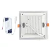 Süllyesztett LED panel 12W 4000K Négyzet FLICKER FREE VT-1202G V-TAC