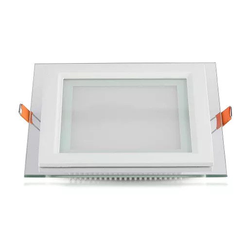 Süllyesztett LED panel 12W 4000K Négyzet FLICKER FREE VT-1202G V-TAC