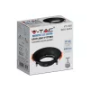Mennyezeti lámpatest süllyesztett GU10 kerek fekete VT-920 V-TAC