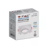 Süllyesztett mennyezeti lámpatest GU10 Négyzet Fehér VT-921 V-TAC