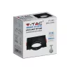 Mennyezeti lámpatest süllyesztett GU10 négyzet fekete VT-921 V-TAC
