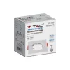 Mennyezeti lámpatest süllyesztett GU10 négyzet fehér 2 db VT-930 V-TAC