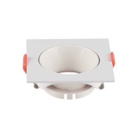   Süllyesztett mennyezeti lámpatest GU10 Négyzet Fehér VT-932 V-TAC