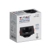 Süllyesztett mennyezeti lámpatest GU10 négyzet fekete/fekete VT-932 V-TAC