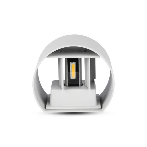 LED fali lámpa 6W 3000K IP65 Fel/Le Állítható fényszög Szürke Kerek BRIDGELUX CHIP VT-756 V-TAC