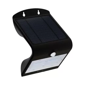   3W napelemes LED oldalfali lámpa 4000K+3000K mozgásérzékelővel fekete VT-768 V-TAC