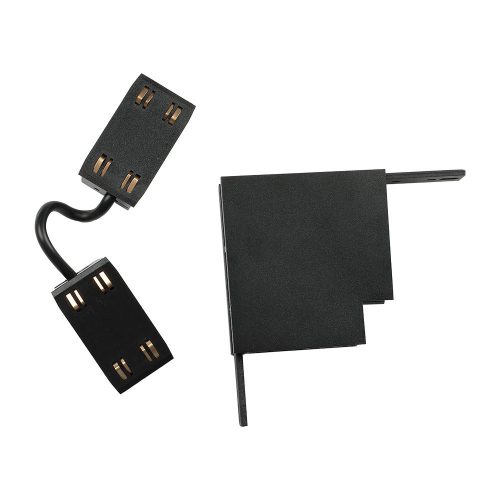 Fekete Track Light V-TAC mágneses sínrendszer külső sarokcsatlakozója