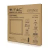 40 W-os CCT LED panel 60x60cm Kompatibilis az Alexa és a Google Home dimmelhető fehér VT-5140 V-TAC termékkel