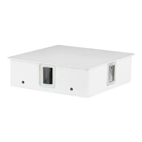 LED fali lámpa 4W 3000K IP65 4-Light White Square VT-704 V-TAC