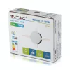 LED fali lámpa 4W 3000K IP65 4-Light White Kerek VT-706 V-TAC