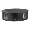 LED fali lámpa 4W 4000K IP65 4 világos fekete kerek VT-706 V-TAC