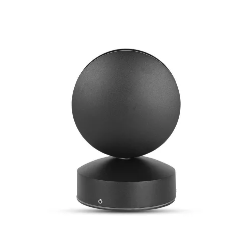 LED fali lámpa 7W 4000K IP65 360°-ban forgatható fekete VT-707 V-TAC