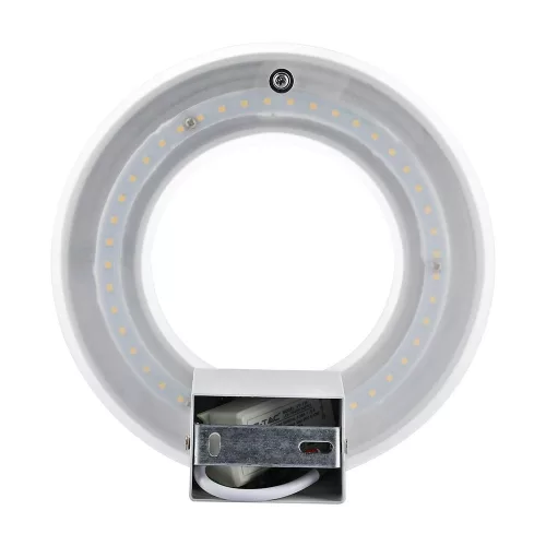 LED fali lámpa 9W 3000K IP20 Gyűrűs Fehér VT-710 V-TAC