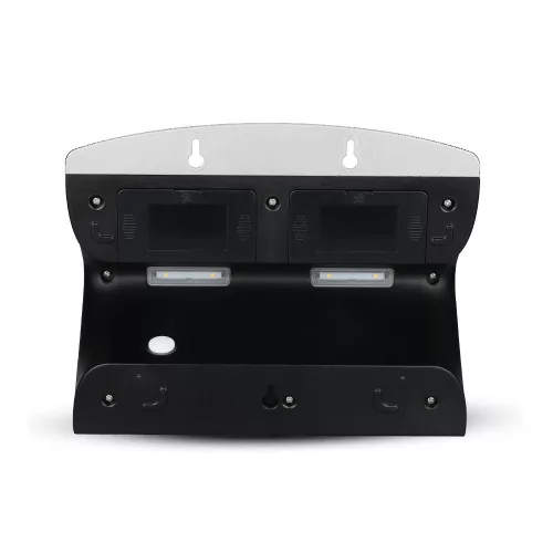 7W LED szolár oldalfali lámpa 4000K mozgásérzékelővel fehér + fekete VT-767-7 V-TAC