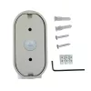 LED fali lámpa 6W 3000K IP65 350°-ban forgatható Egyszürke VT-816 V-TAC