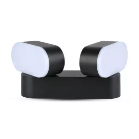   LED fali lámpa 12W 3000K IP65 350°-ban forgatható dupla fekete VT-814 V-TAC