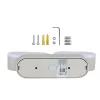 LED fali lámpa 12W 3000K IP65 350°-ban forgatható duplaszürke VT-814 V-TAC