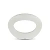 LED fali lámpa 10W 3000K IP65 ovális fehér VT-811 V-TAC