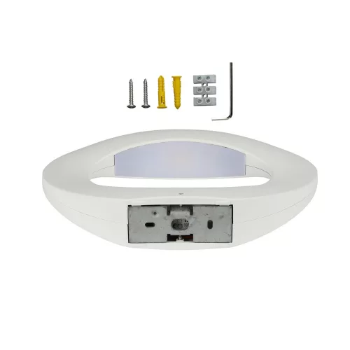 LED fali lámpa 10W 4000K IP65 ovális fehér VT-811 V-TAC