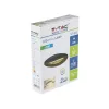 LED fali lámpa 10W 4000K IP65 ovális fekete VT-811 V-TAC
