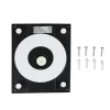 LED fali lámpa 12W 3000K IP65 Cube Black VT-822 V-TAC
