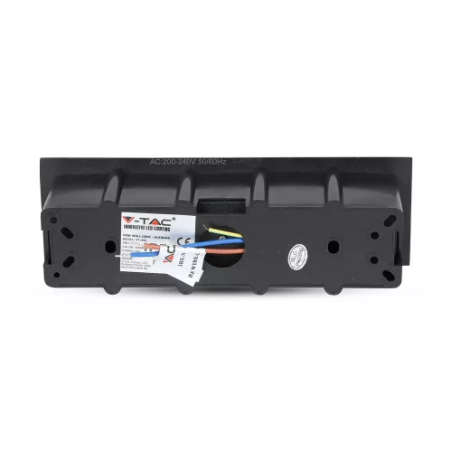 LED lépcsőlámpa 6W 4000K négyszögletes fekete lépcsőlámpa VT-856 V-TAC