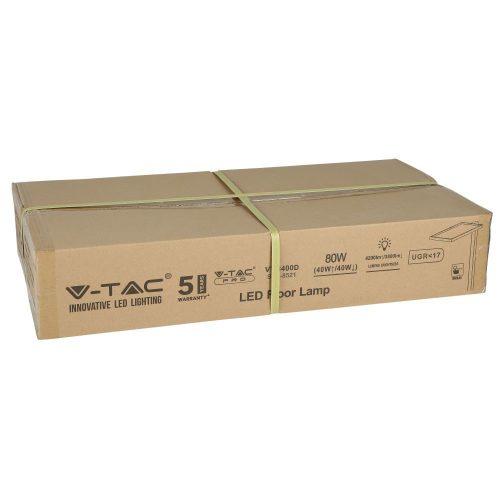 LED állólámpa 80W 4000K érintéses fényerőszabályzó ezüst VT-8400 V-TAC - 5 év garancia