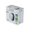 LED fali lámpa 12W 3000K IP65 fekete kerek VT-828 V-TAC