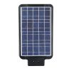 Solar utcai lámpa LED 15W 6000K mozgásérzékelővel fekete IP65 VT-ST15 V-TAC