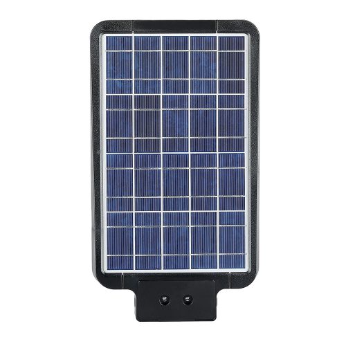 Solar utcai lámpa LED 15W 4000K mozgásérzékelővel fekete IP65 VT-ST15 V-TAC
